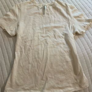 SKIMS Cotton Jersey T-shirt in Bone